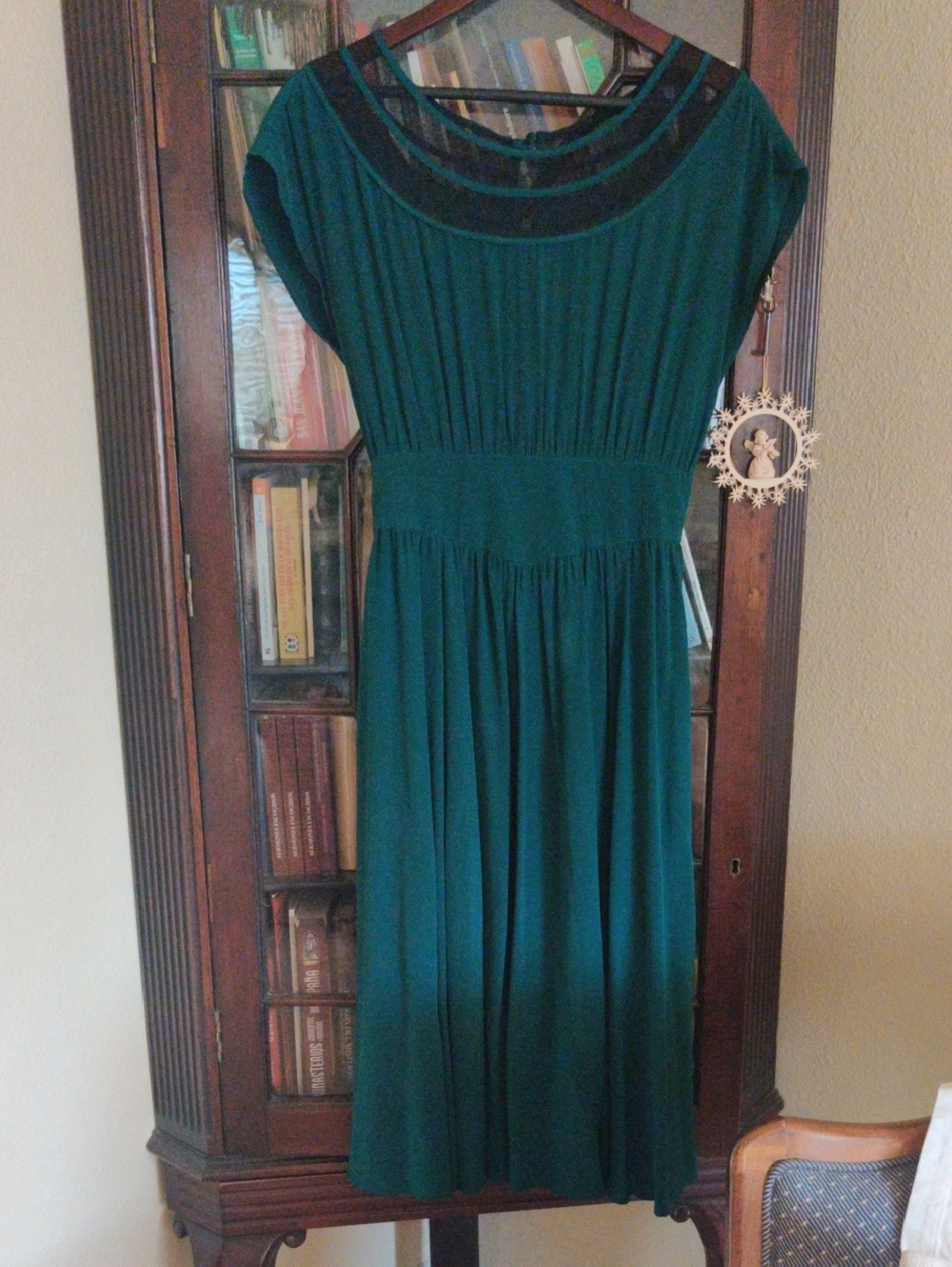 Vena Cava Silk Emerald Green Dress S